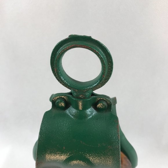 Antique Vintage Cast Iron & Wood Barn Pulley - Picture 8 of 8